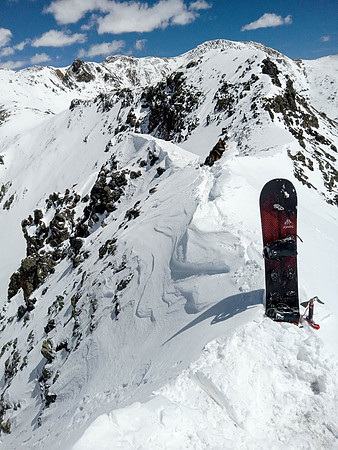 "Solo Splitboarding Bonita Peak" San Juans, CO